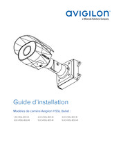 Avigilon 2.0C-H5SL-BO1-IR Guide D'installation