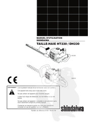 Shindaiwa DH230 Manuel D'utilisation