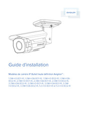 Avigilon 1.0W-H3A-BO1-IR Guide D'installation