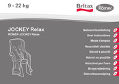 BRITAX RÖMER Jockey Relax Mode D'emploi