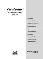 ViewSonic NX1940w Guide De L'utilisateur