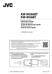 JVC KW-M56BT Guide De Démarrage Rapide
