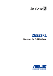 Asus Zenfone 3 Manuel De L'utilisateur