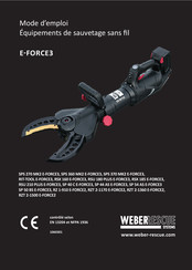 weber-rescue RSX 185 E-FORCE3 Mode D'emploi