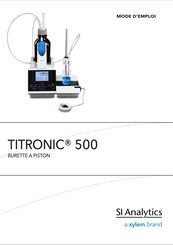 Xylem SL Analytics TITRONIC 500 Mode D'emploi