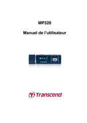 Transcend MP320 Manuel De L'utilisateur