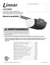 Linear LDCO850 Manuel Du Propriétaire