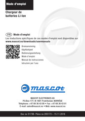 MASCOT Li-Ion 2140(P) Mode D'emploi