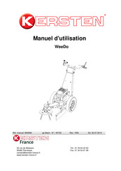 Kersten WeeDo Manuel D'utilisation