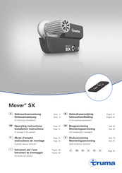 Truma Mover SX Mode D'emploi / Instructions De Montage