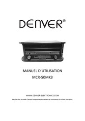 Denver MCR-50MK3 Manuel D'utilisation