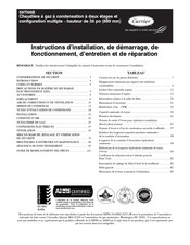 Carrier 59TN6B Instructions D'installation Et De Fonctionnement