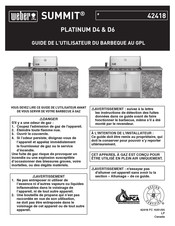 Weber SUMMIT PLATINUM D6 Guide De L'utilisateur