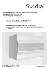 PowerFlow Sundial MT Manuel D'installation Et D'utilisation