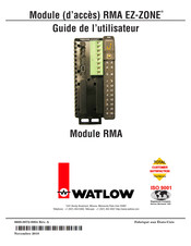 Watlow RMA EZ-ZONE RM Guide De L'utilisateur