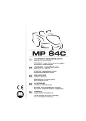 GGP ITALY SPA MP 84C Manuel D'utilisation