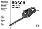 Bosch AHS 2000 Instructions D'emploi