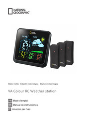 National Geographic VA Colour RC Weather station Mode D'emploi