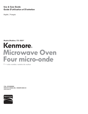 Kenmore 721 8501 Série Guide D'utilisation Et D'entretien