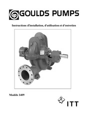 Goulds Pumps 3409 Instructions D'installation, D'utilisation Et D'entretien