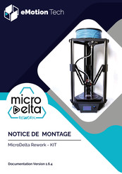 eMotion Tech MicroDelta Rework Notice De Montage