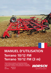 Horsch Terrano 10 FM Manuel D'utilisation