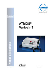 Atmos Varioair 3 Manuel D'utilisation