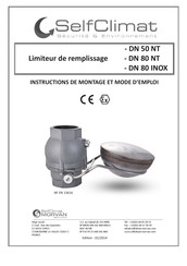 Self Climat DN 50 NT Instructions De Montage Et Mode D'emploi
