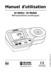 Hanna Instruments HI 96816 Manuel D'utilisation