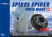 SPIKES-SPIDER SPORT Instructions De Service