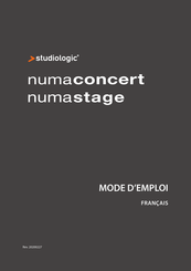 Studiologic numastage Mode D'emploi