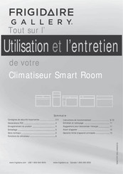 Frigidaire Smart Room Guide D'utilisation Et D'entretien