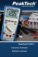 Peaktech 2025 A Instructions D'utilisation