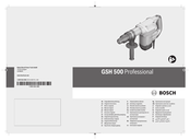 Bosch GSH 500 Professional Notice Originale