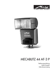 Metz MECABLITZ 44 AF-3 P Mode D'emploi