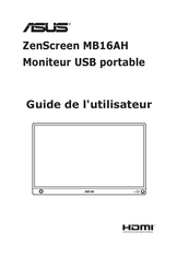 Asus ZenScreen MB16AH Guide De L'utilisateur