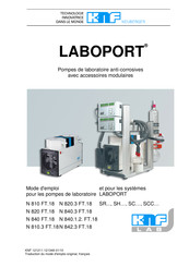 KNF LAB LABOPORT N 840.1.2. FT.18 Mode D'emploi
