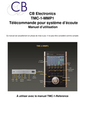 CB ELECTRONICS TMC-1-MMP1 Manuel D'utilisation