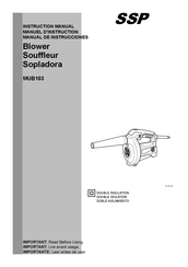 SSP MUB103 Manuel D'instruction