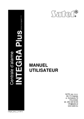 Satel INTEGRA Plus 28 Manuel Utilisateur