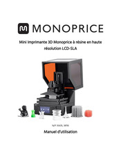 Monoprice SLA Manuel D'utilisation