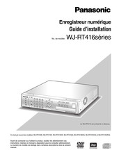 Panasonic WJ-RT416V Guide D'installation
