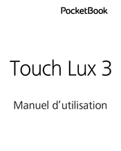 Pocketbook Touch Lux 4 Manuel D'utilisation