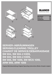 Blanco SW MCS 10x6 Mode D'emploi Original