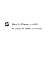 HP EliteDesk 700 G1 Guide De Référence
