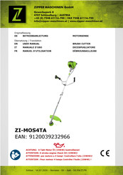 Zipper Maschinen ZI-MOS4TA Manuel D'utilisation