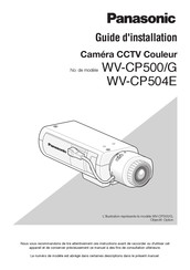 Panasonic WV-CP504E Guide D'installation