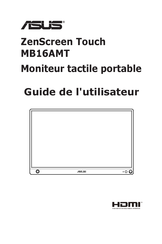 Asus ZenScreen Touch MB16AMT Guide De L'utilisateur