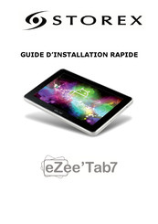 Storex eZee Tab 7 Guide D'installation Rapide