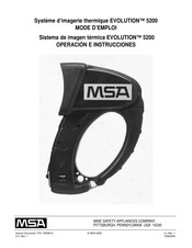 MSA EVOLUTION 5200 Mode D'emploi